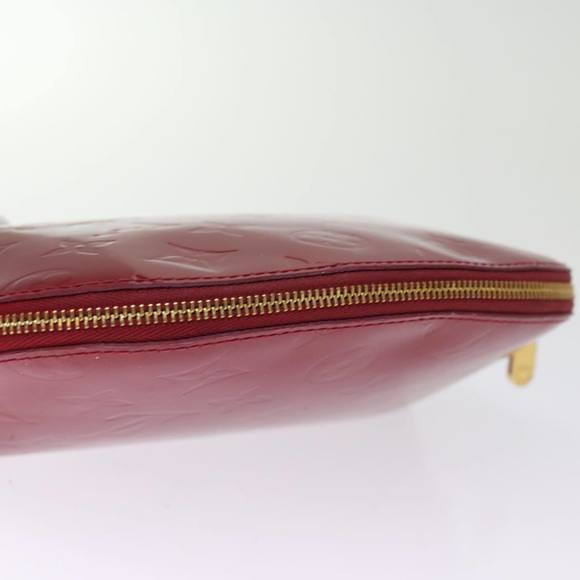 LOUIS VUITTON Vernis Pochette Cosmetic Pouch Pomme D'amour M91496 LV Auth 75151 - Picture 5 of 16